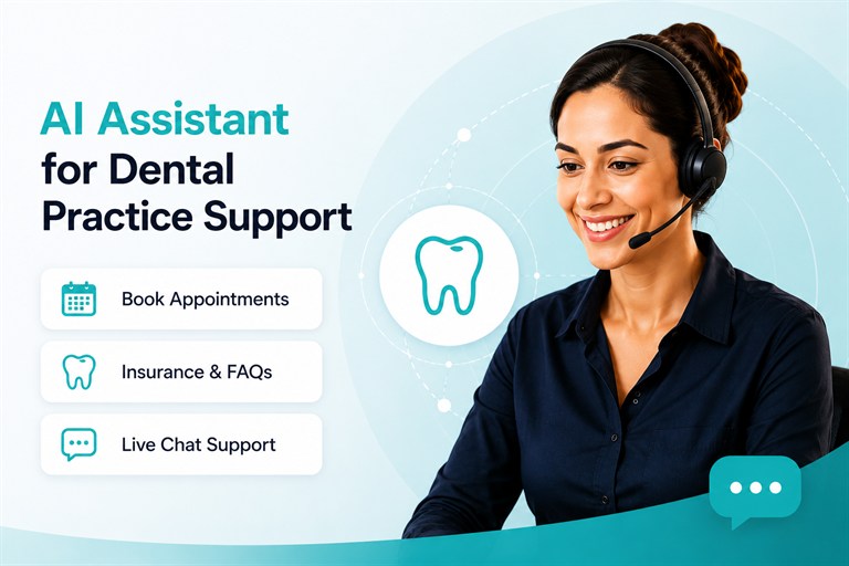 Sophie, AI receptionist demo interface for dental practices